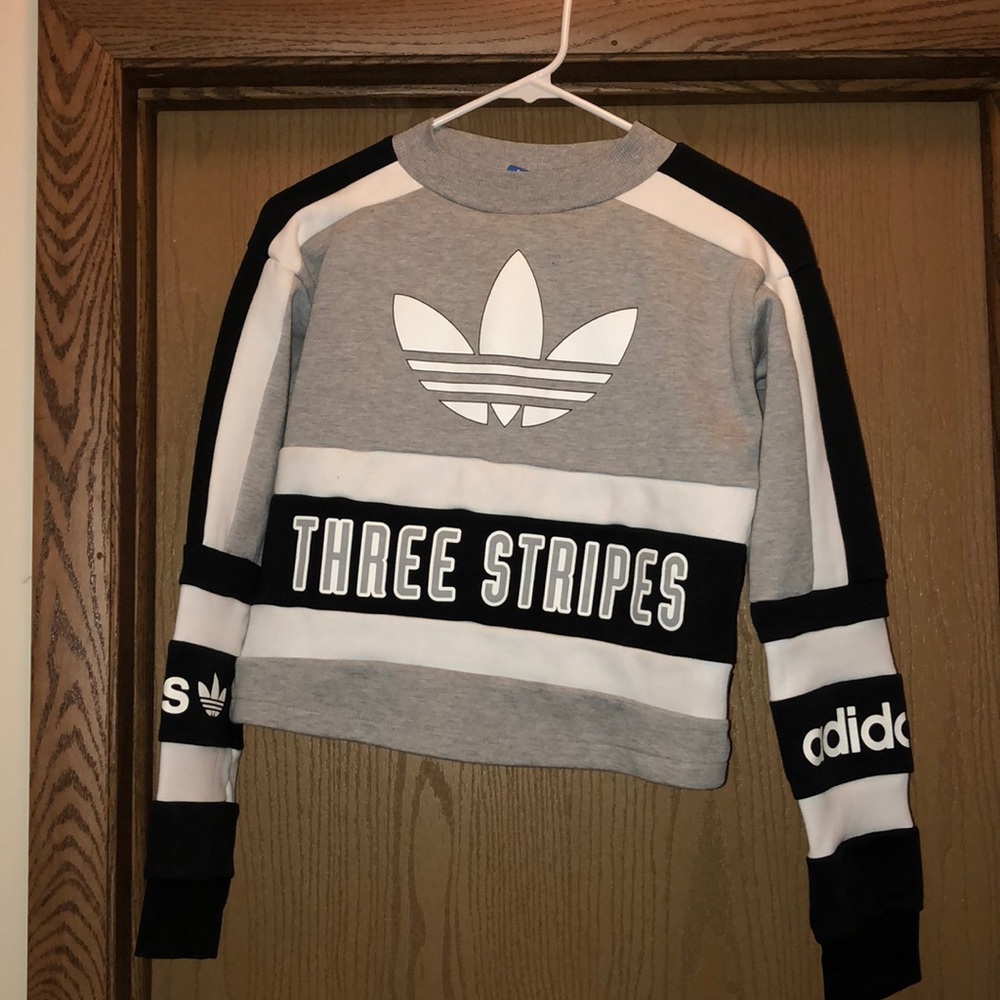 Adidas cropped sweatshirt